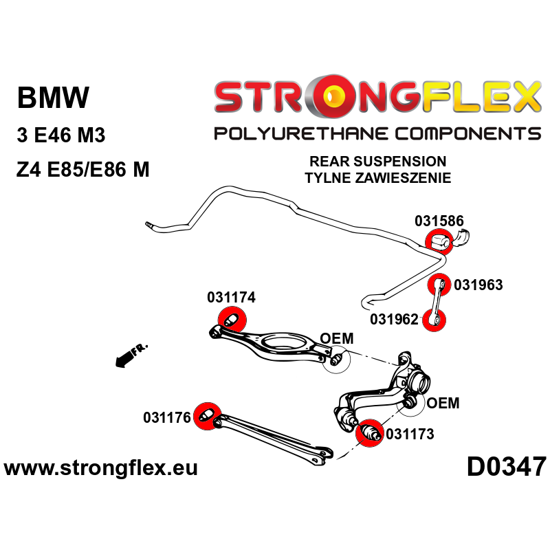 031176B: Rear control arm lower inner