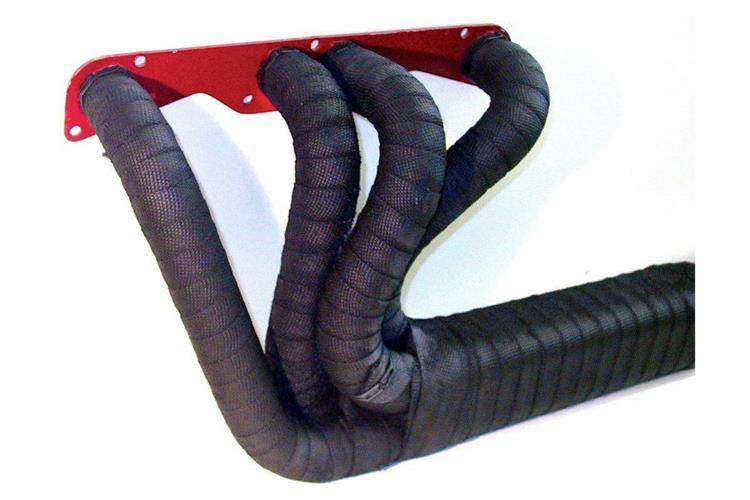 TurboWorks - Izpūtēja termoizolācija 50mm x 1mm x 10m Melna, Līdz 800 grādiem