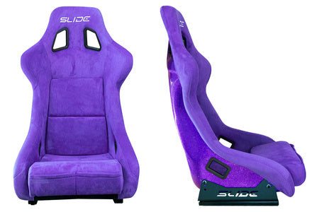 SLIDE - SPORTA KRĒSLS KS2 Premium Purple Suede Purple Glitter