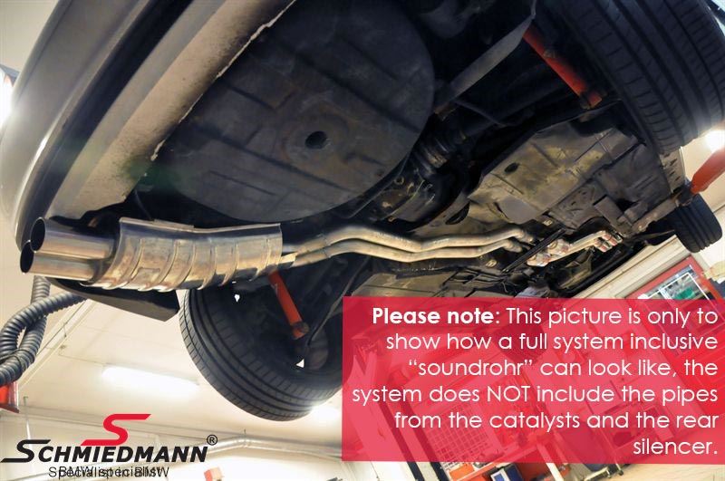 Schmiedmann - High flow Izplūde BMW E46 M52/M54